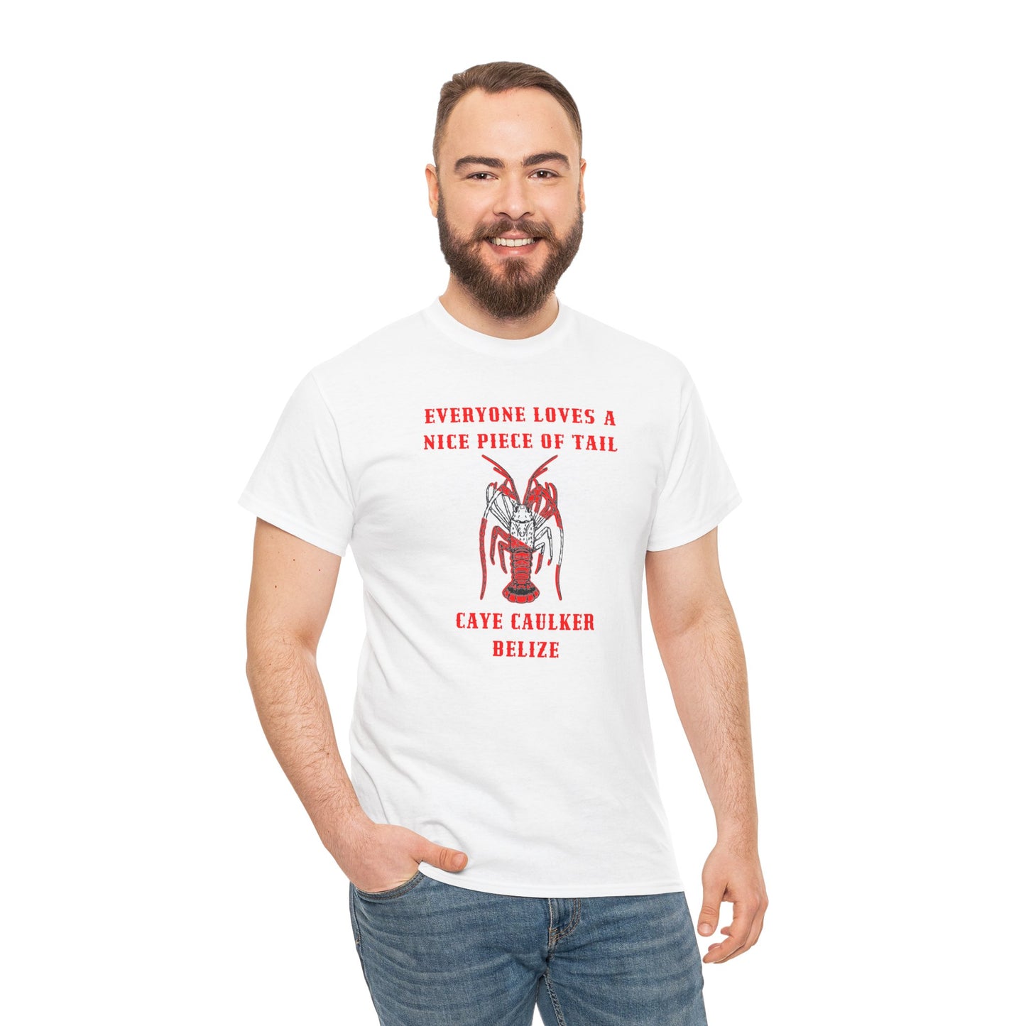 Likes me some tail Unisex Heavy Cotton Tee