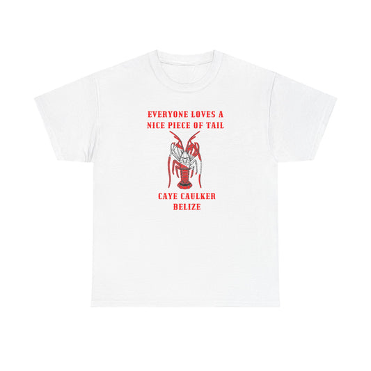 Likes me some tail Unisex Heavy Cotton Tee