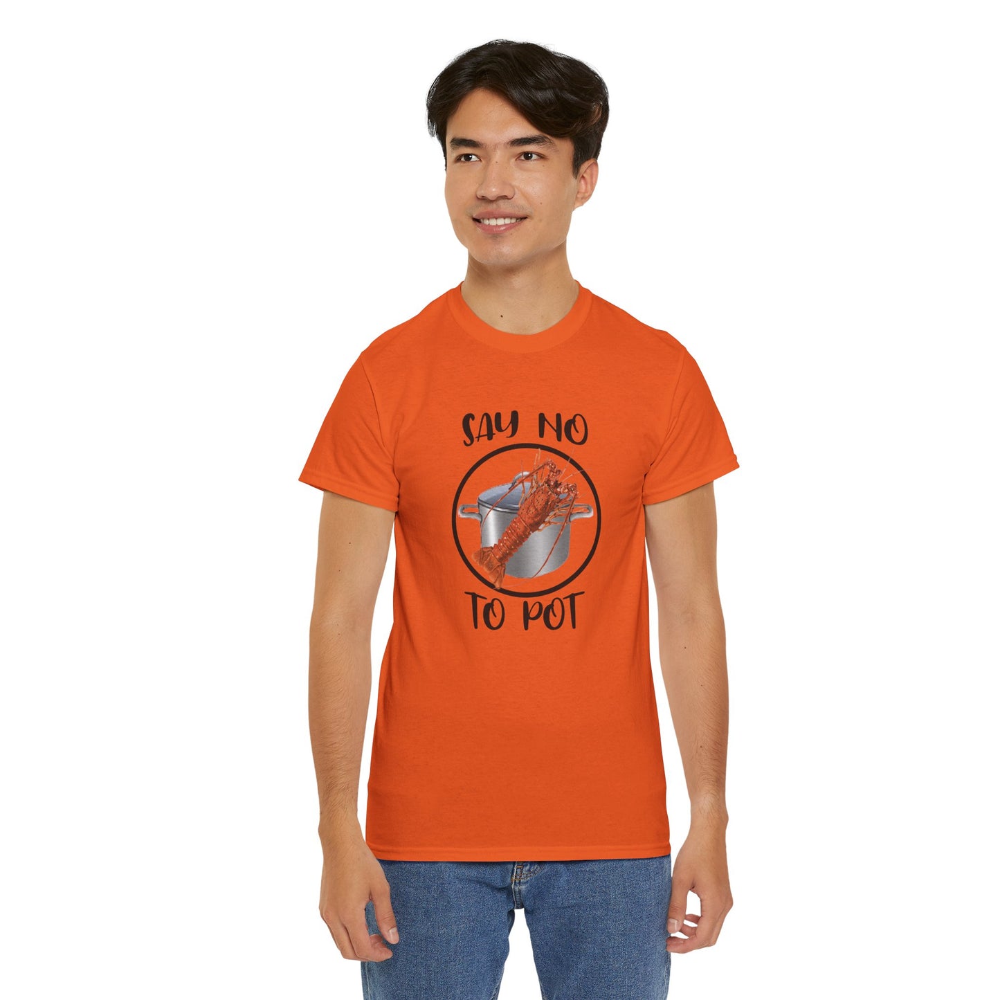 Say No to Pot Unisex Heavy Cotton Tee