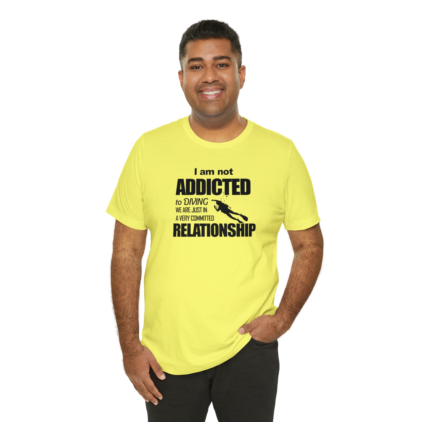 Addicted to diving Jersey Short Sleeve Tee