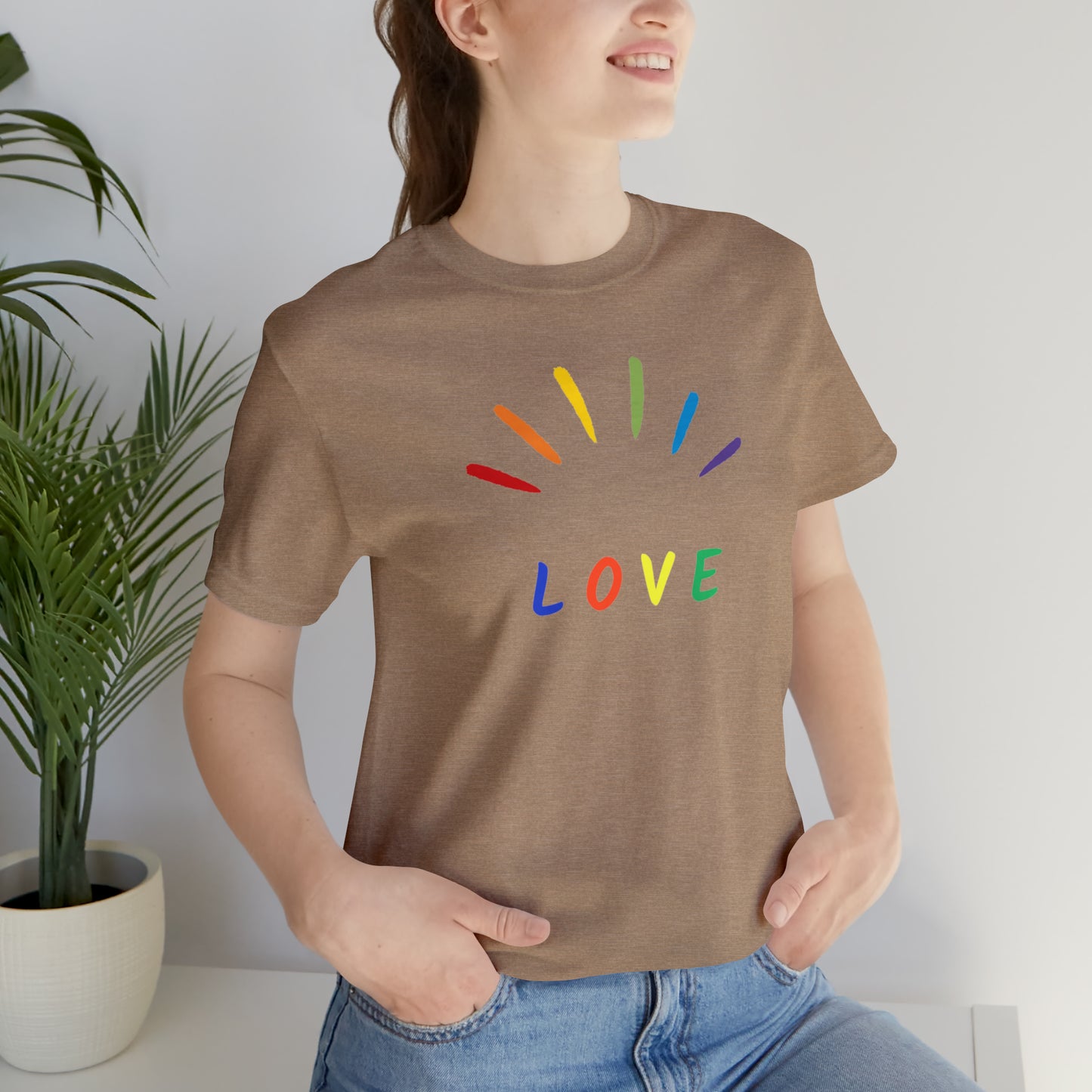 Love Unisex Jersey Short Sleeve Tee