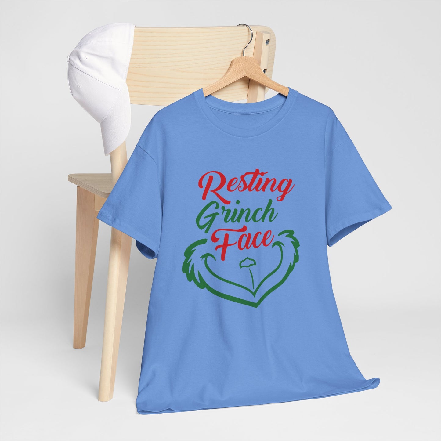 Resting Grinch Face Cotton Tee