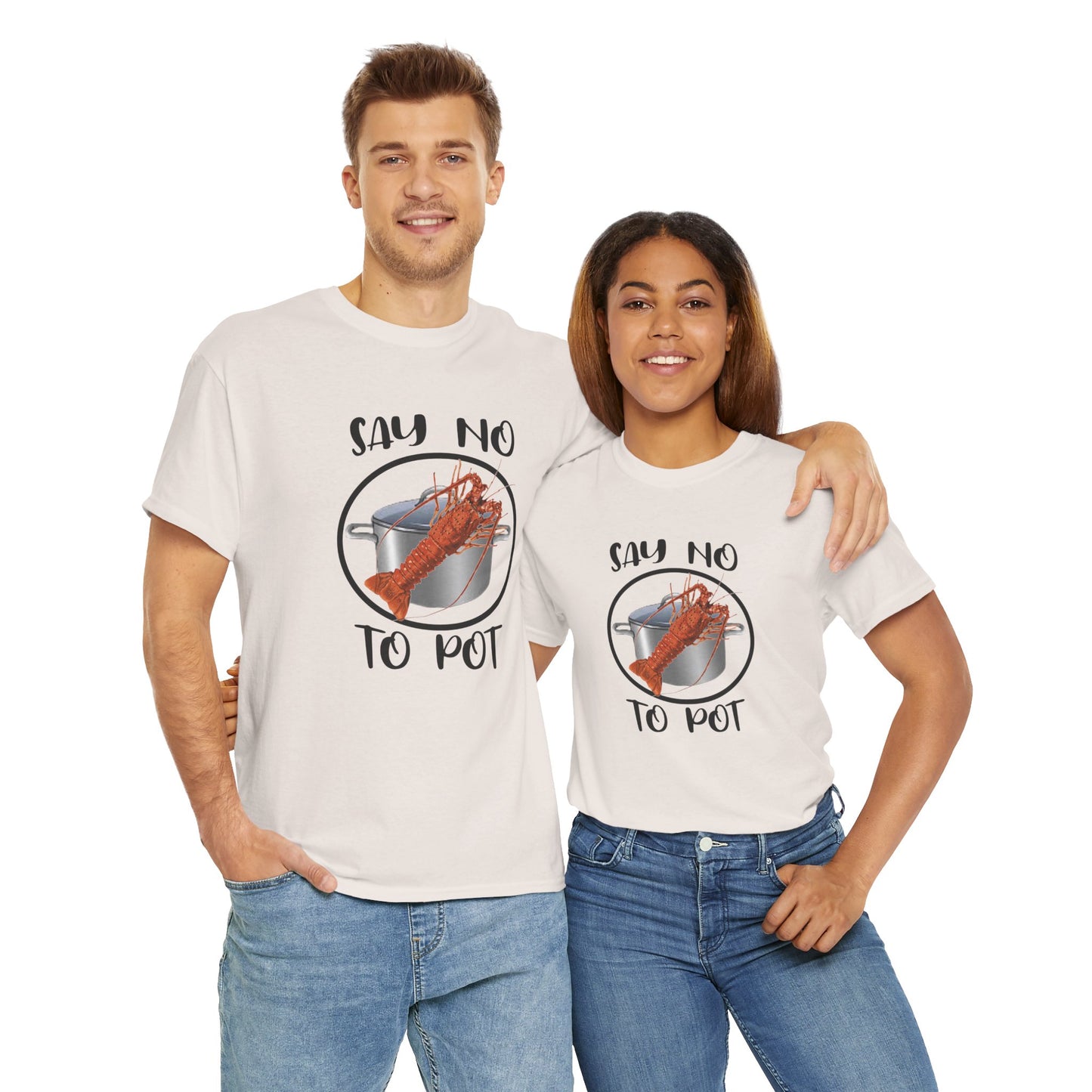 Say No to Pot Unisex Heavy Cotton Tee