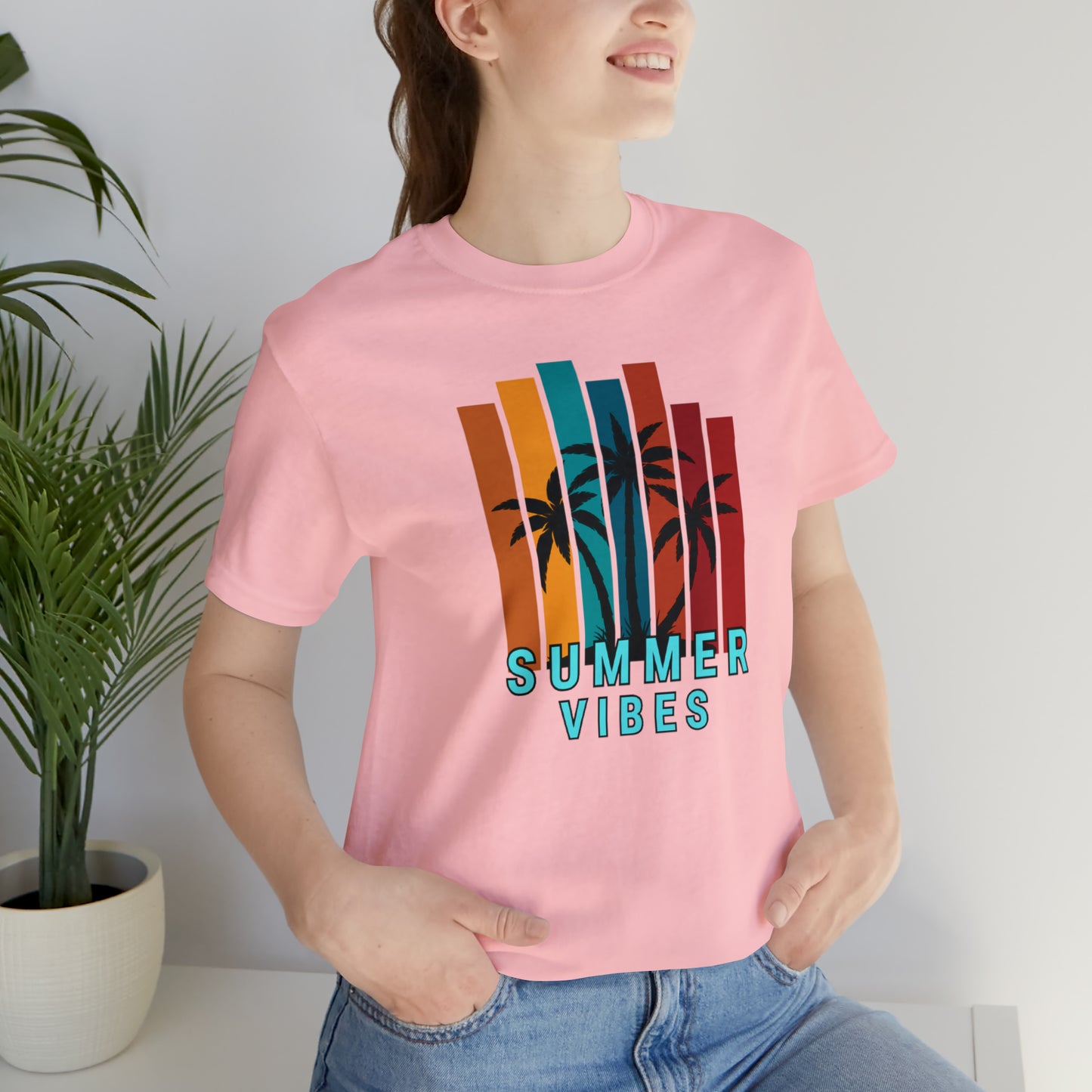 Summer time Jersey Short Sleeve Tee