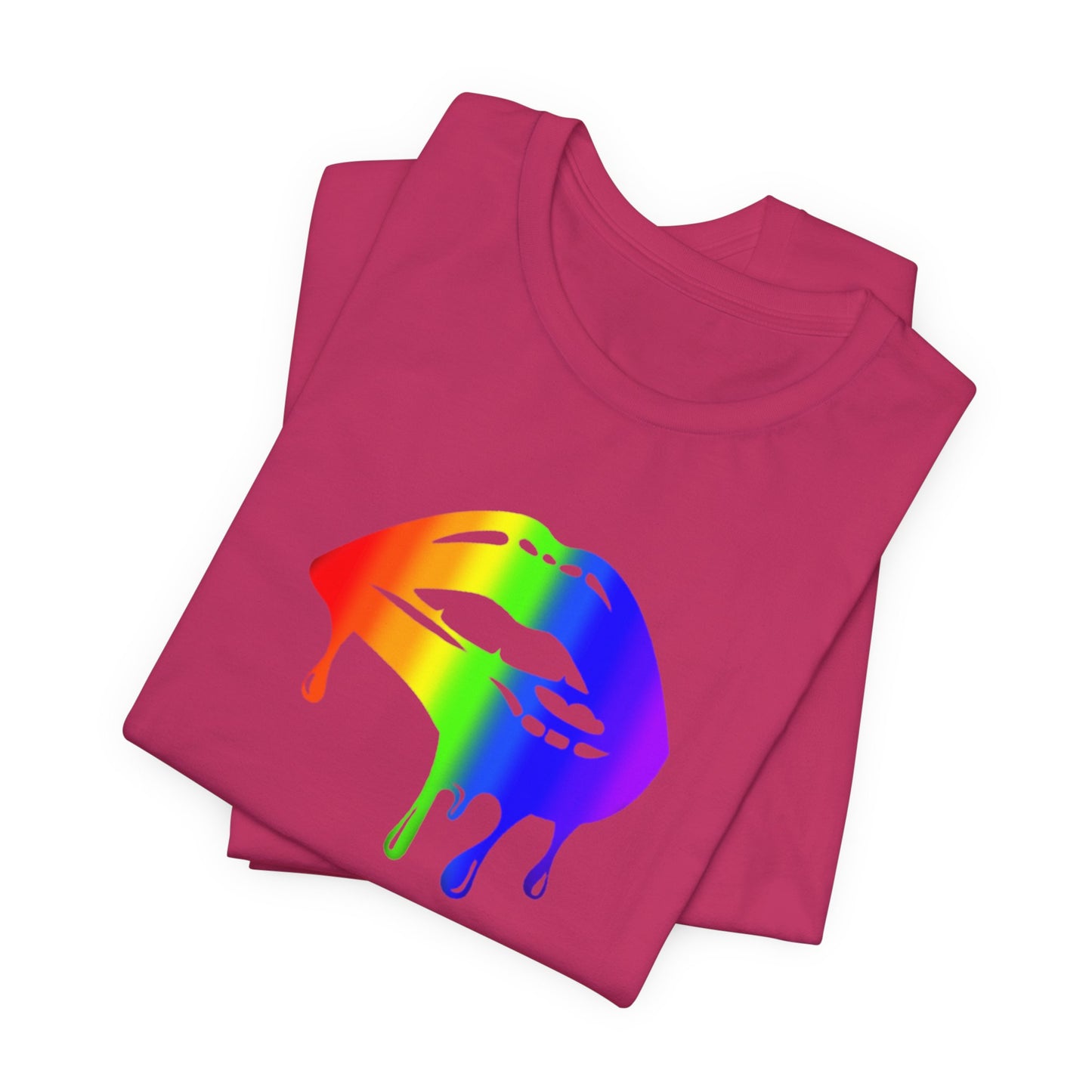 Pride lips Unisex Jersey Short Sleeve Tee