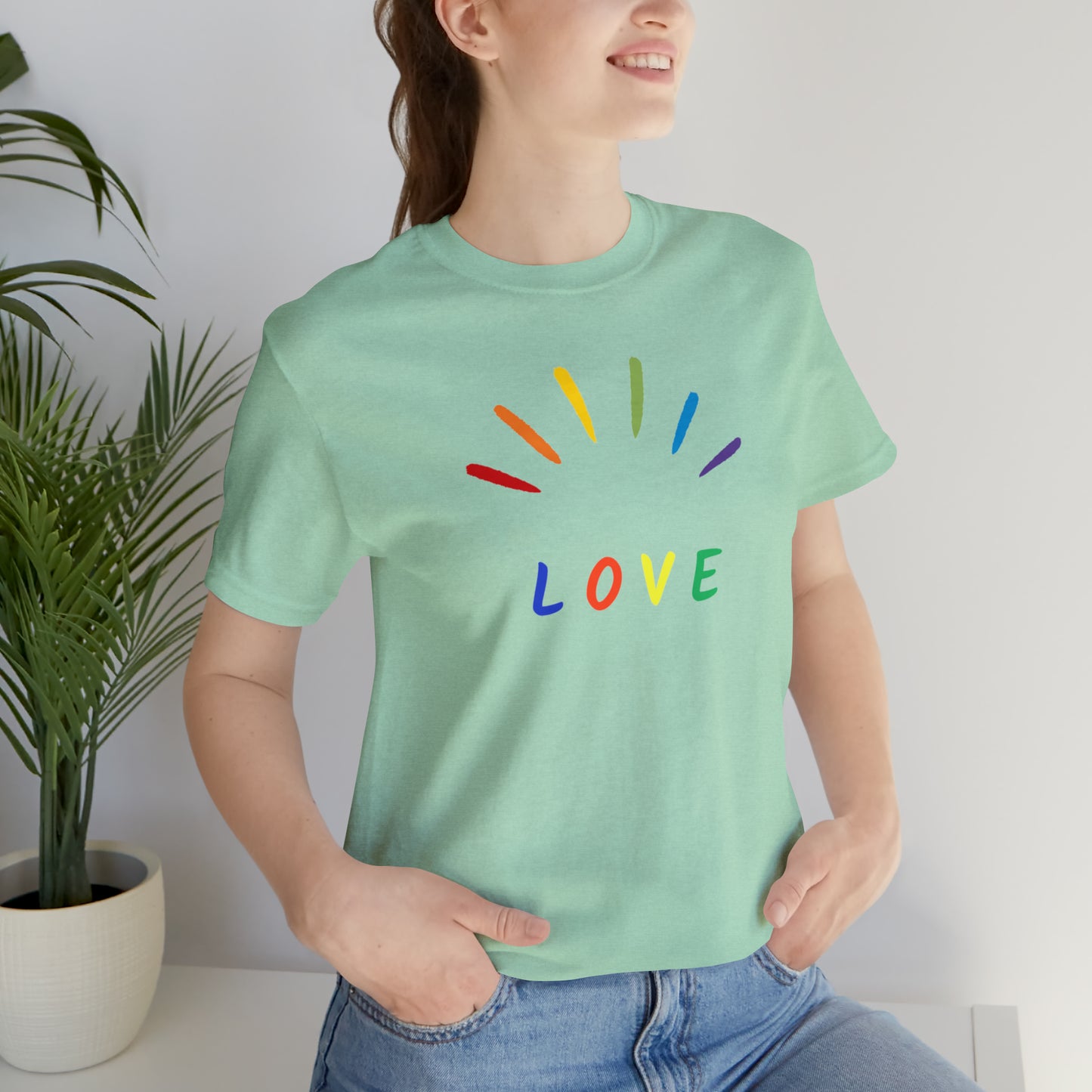 Love Unisex Jersey Short Sleeve Tee