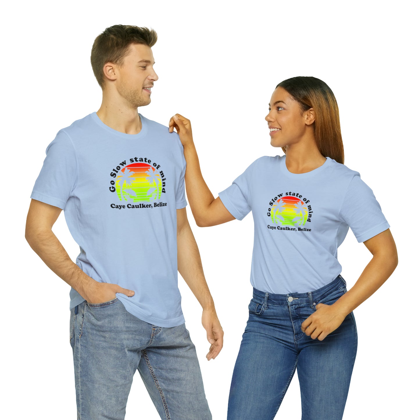 Unisex Go Slow State of mind Short Sleeve Tee