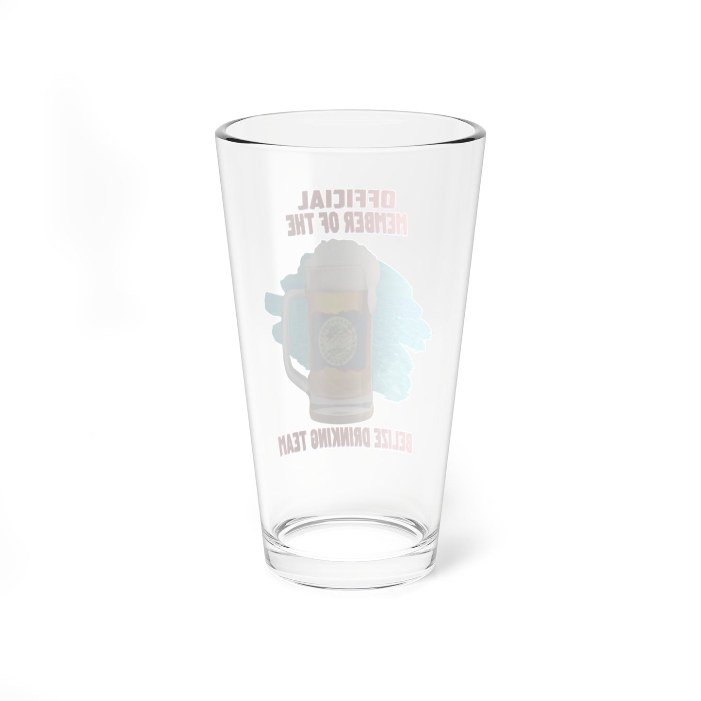 Belize Drinking team Mixing Glass, 16oz