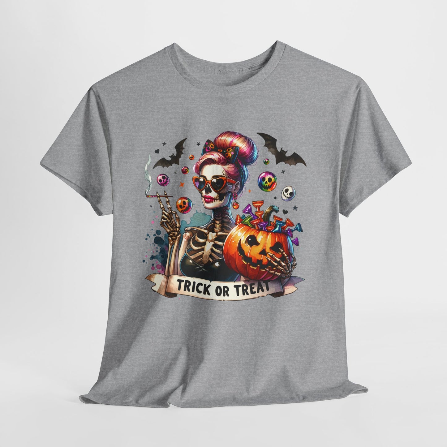 Pumpkin Girl Unisex Heavy Cotton Tee