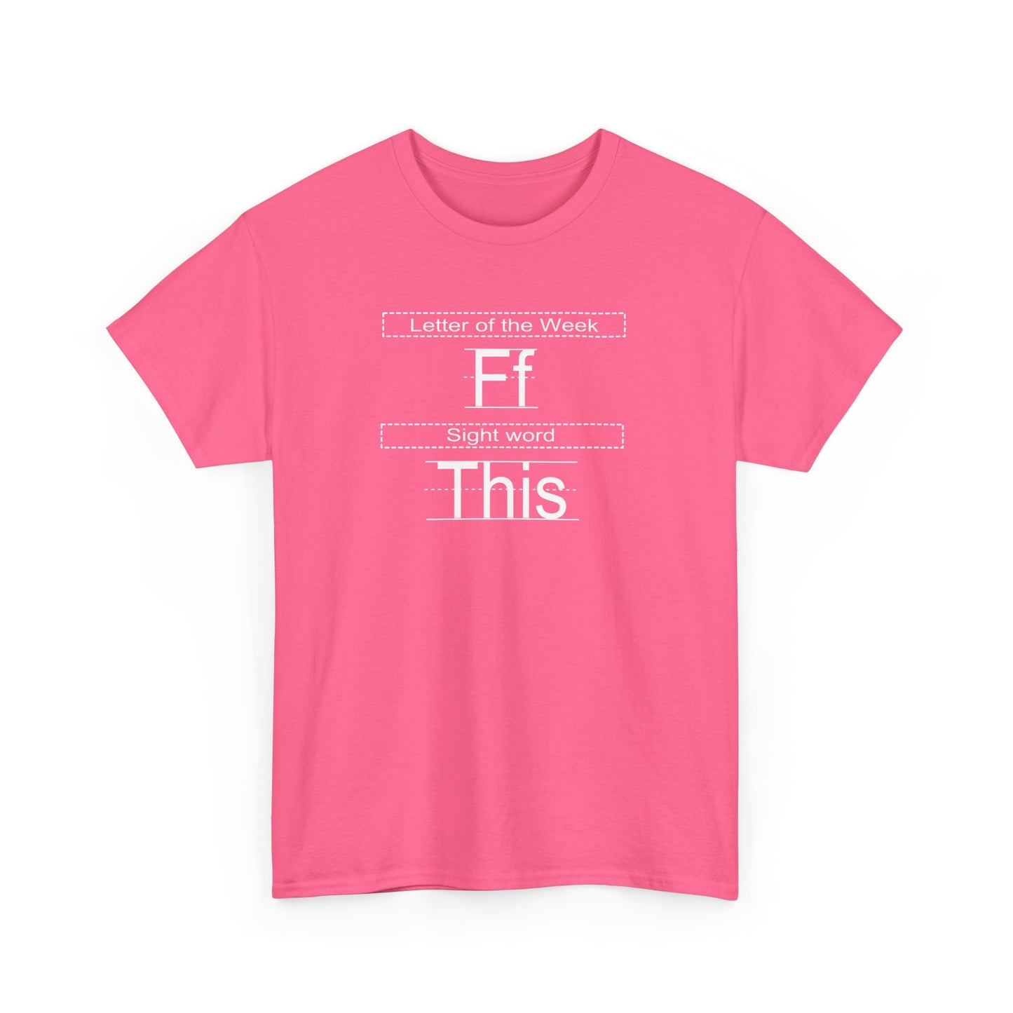 Sight Words Unisex Heavy Cotton Tee