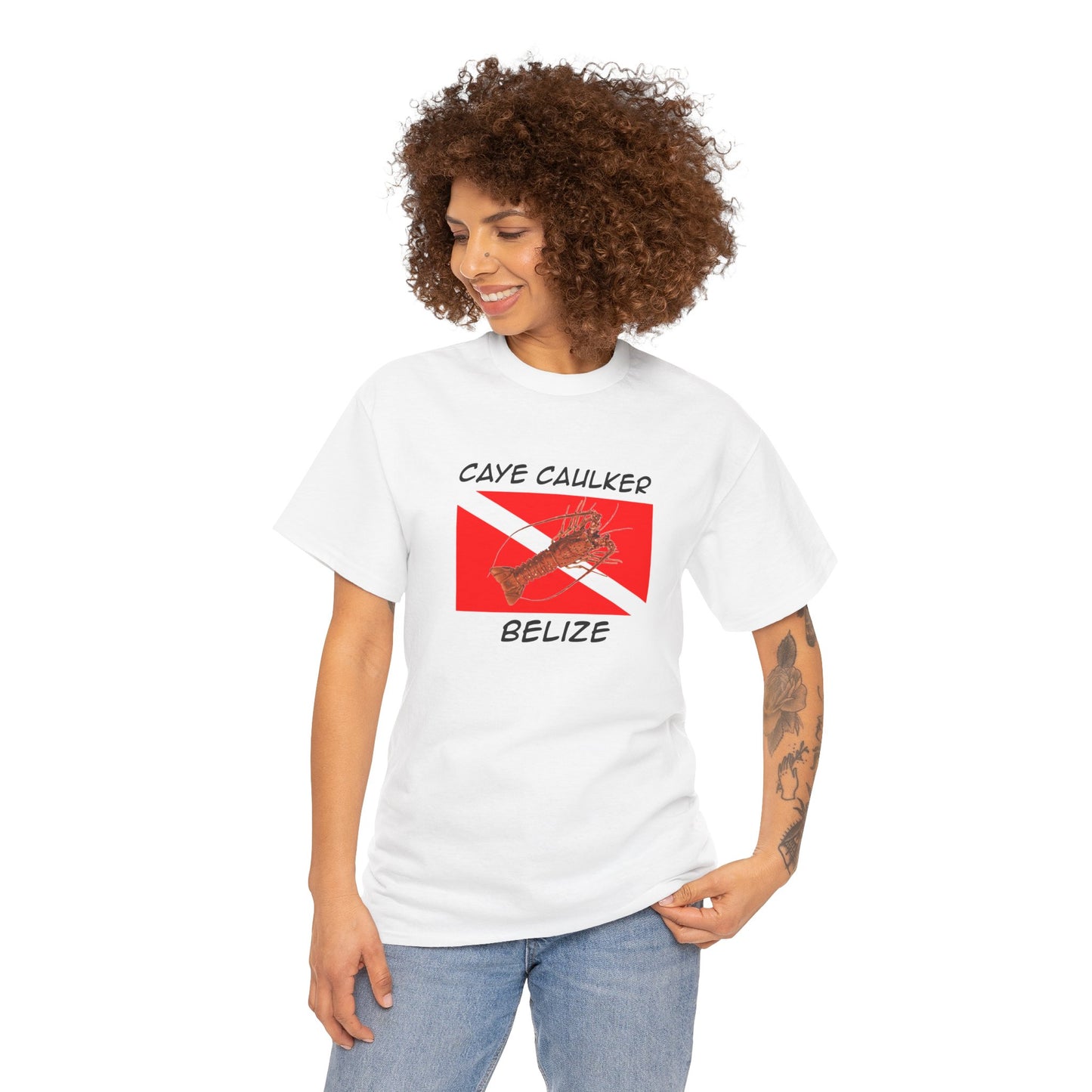 Lobster Dive Unisex Heavy Cotton Tee
