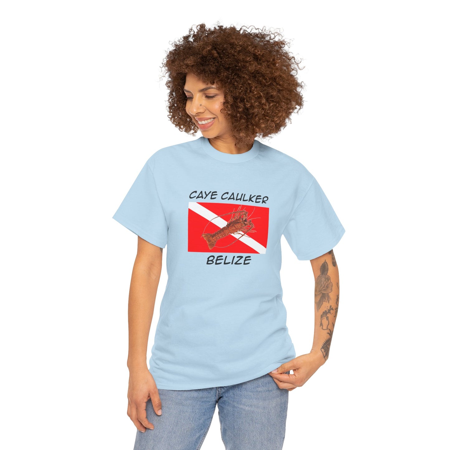 Lobster Dive Unisex Heavy Cotton Tee