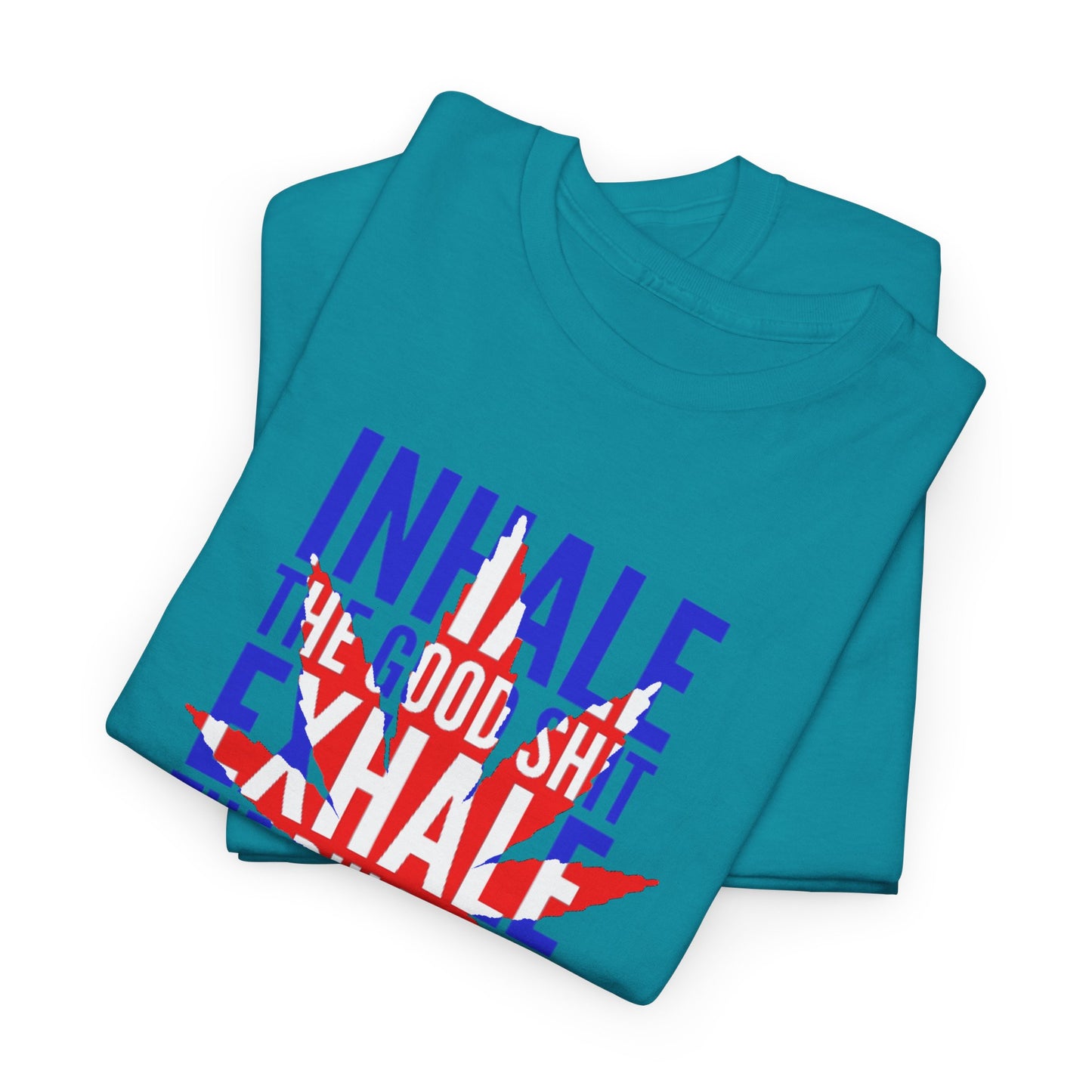 Inhale/ exhale Unisex Heavy Cotton Tee