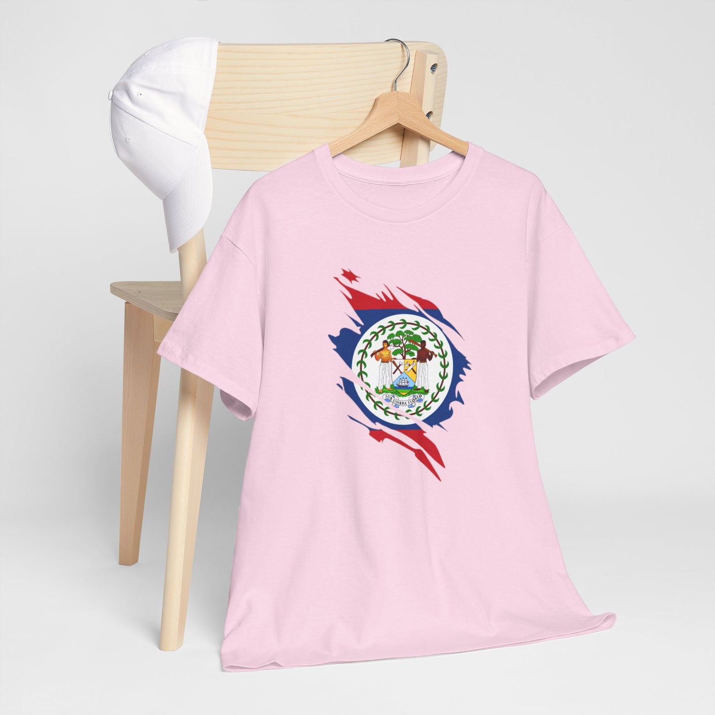 Belize Flag Unisex Heavy Cotton Tee