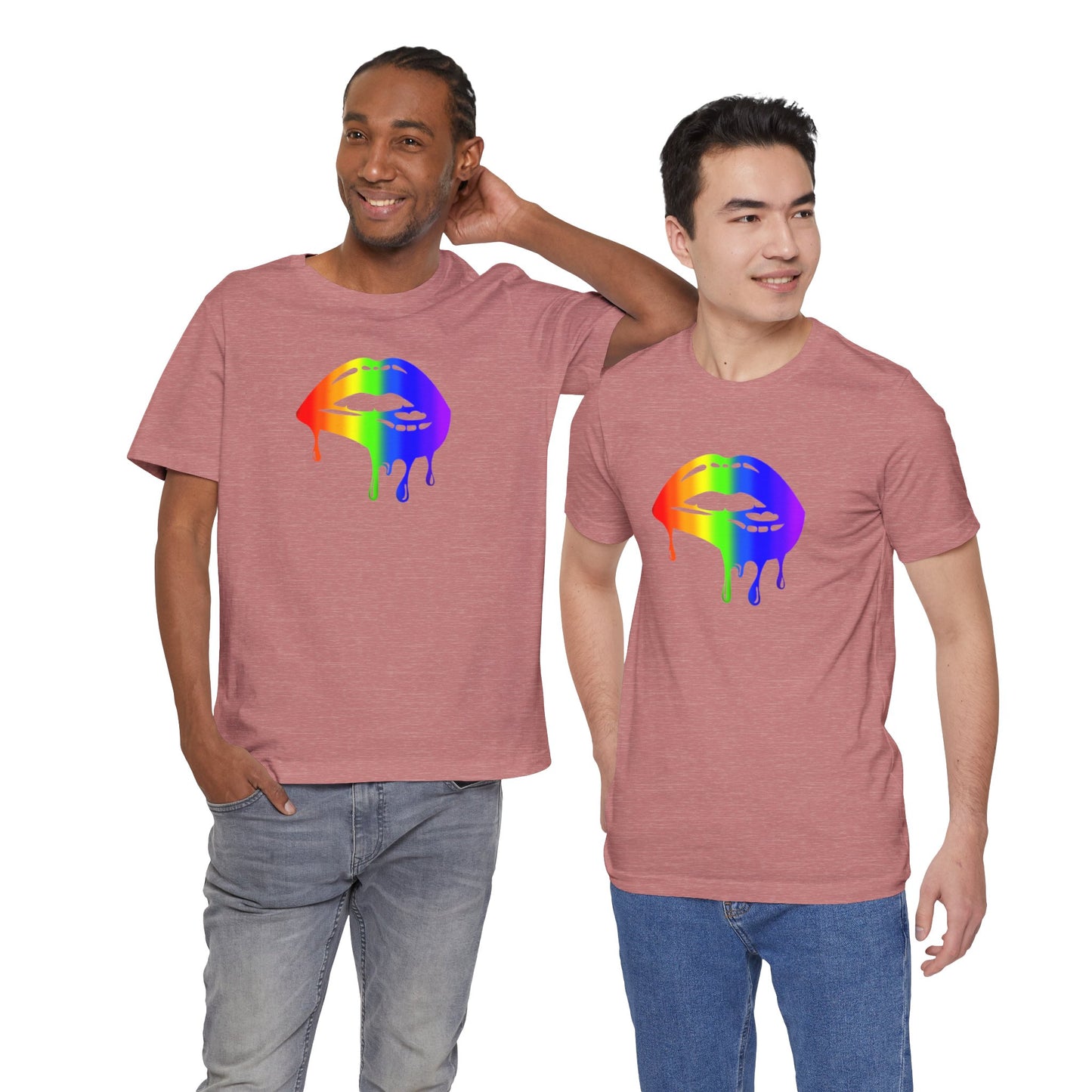 Pride lips Unisex Jersey Short Sleeve Tee