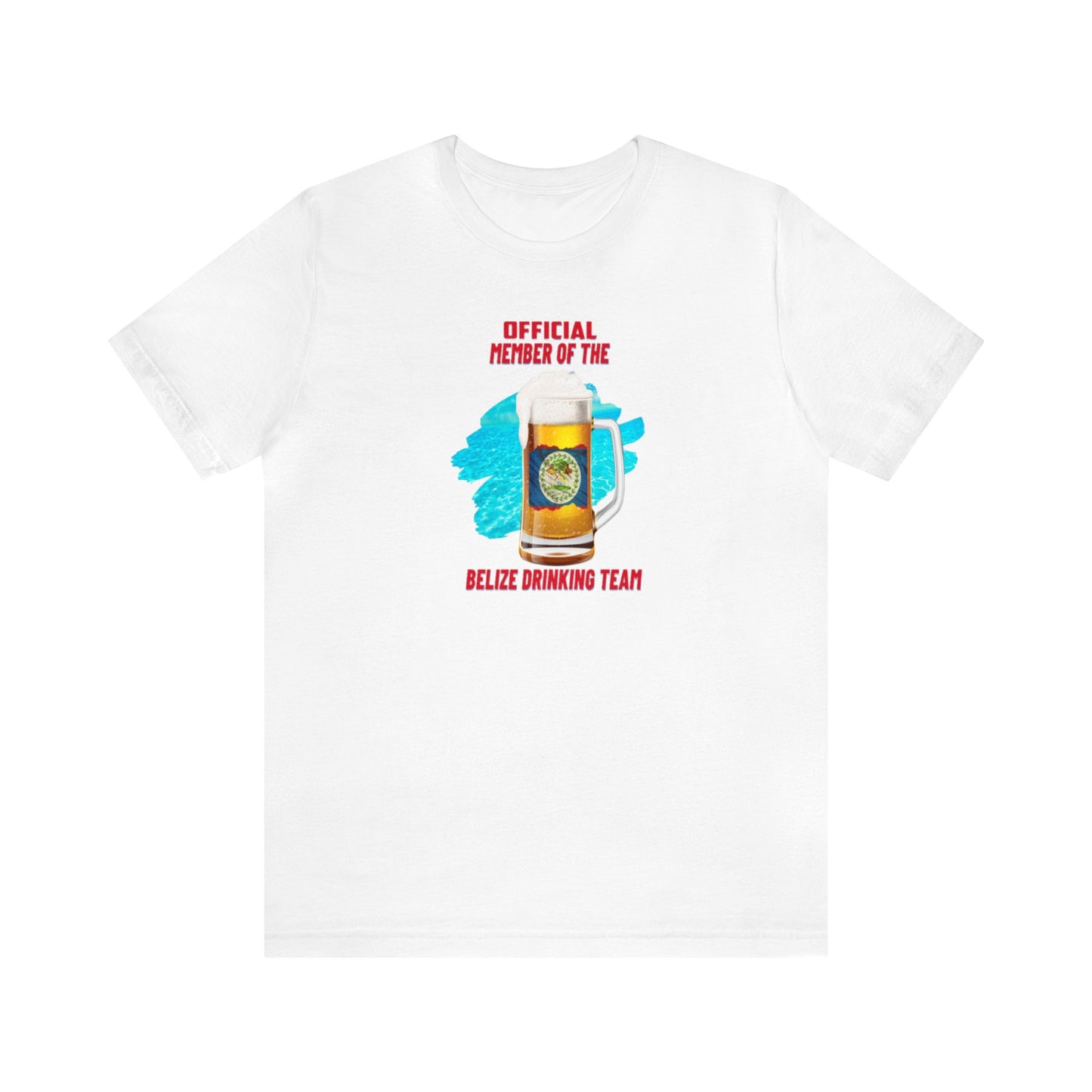 Belize Drinking Team Unisex Jersey Short Sleeve Tee