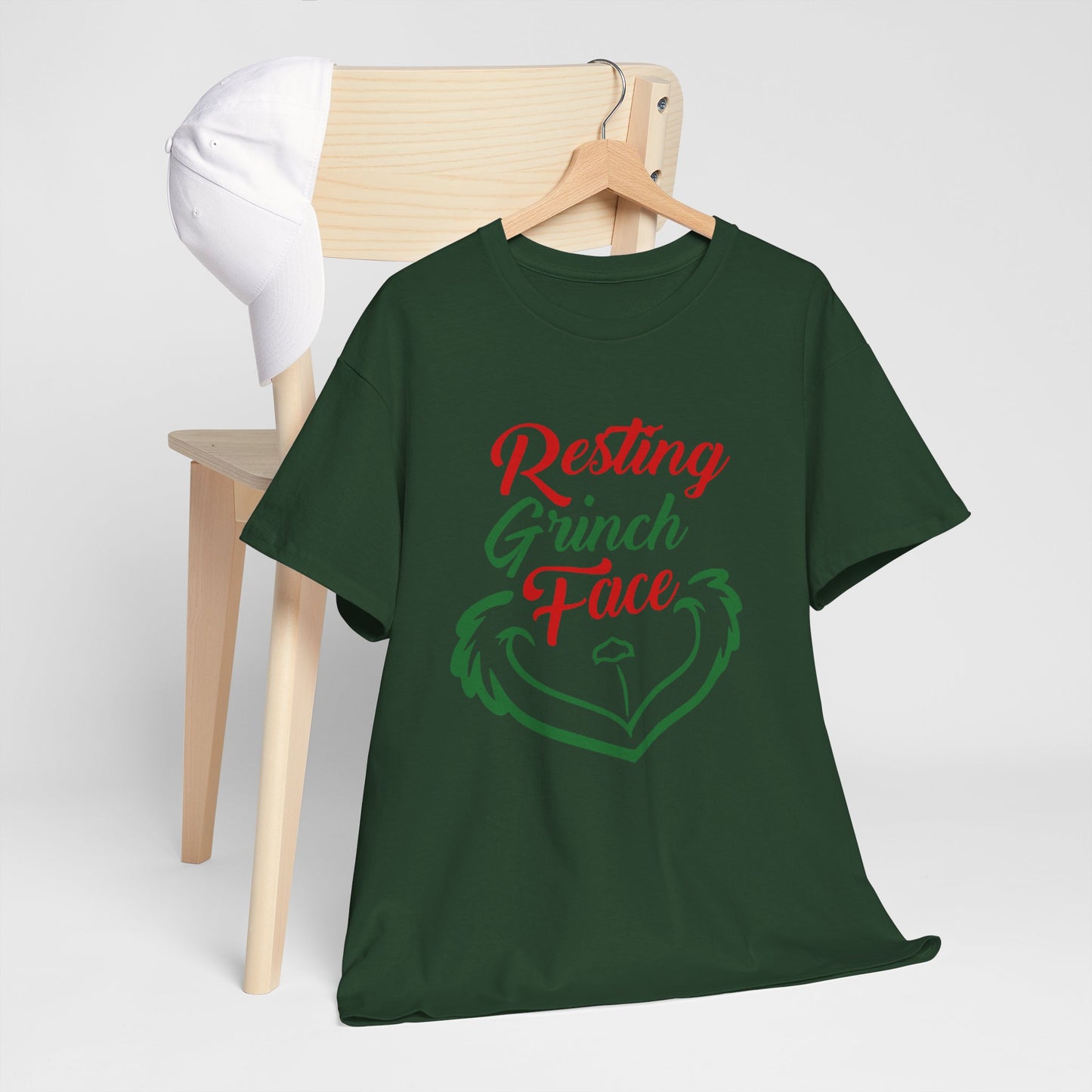 Resting Grinch Face Cotton Tee