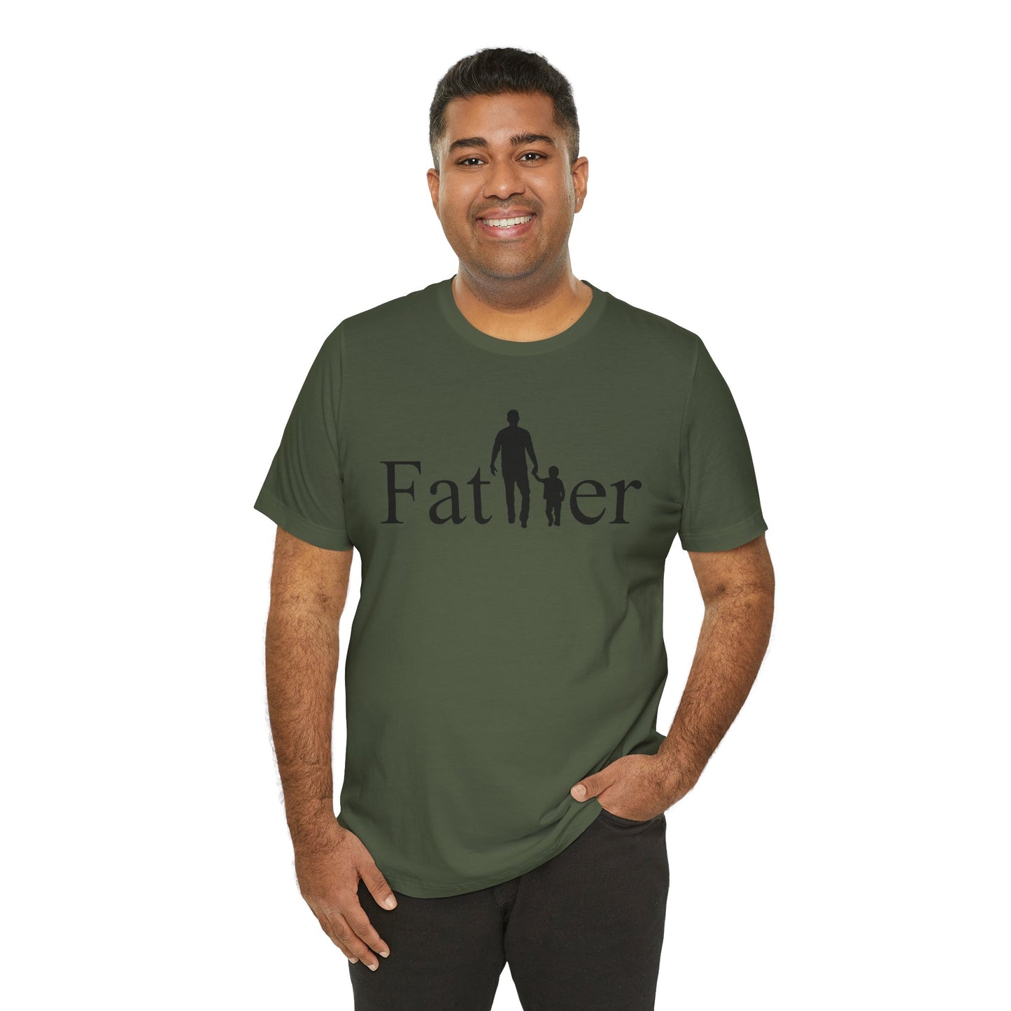 Father's Sillhouette Unisex Jersey Short Sleeve Tee