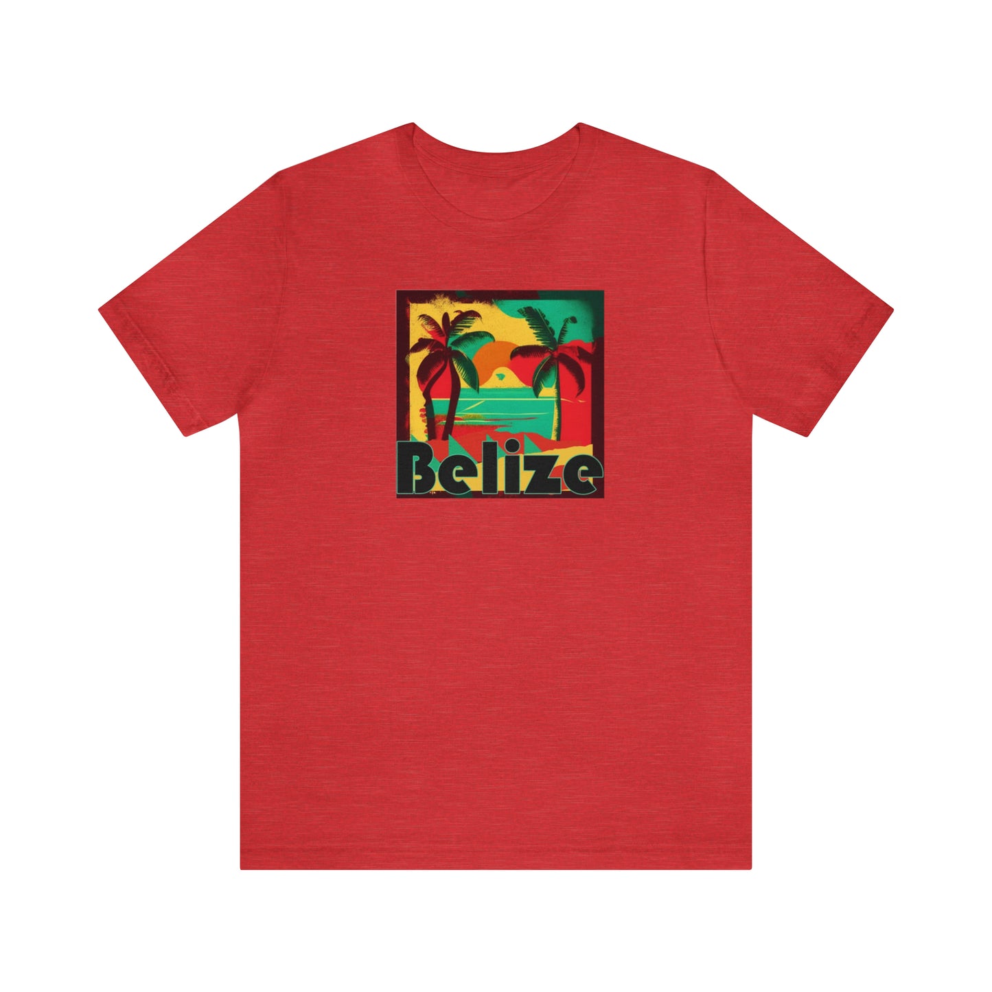 Retro Belize Unisex Jersey Short Sleeve Tee