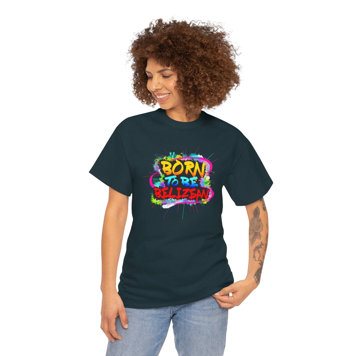 Born to be BELIZEAN Unisex  Cotton Tee