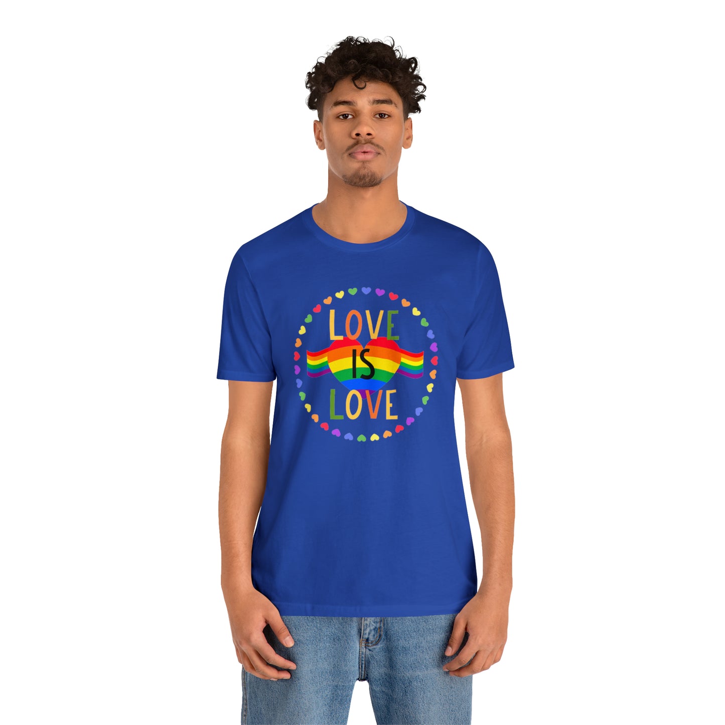 Love is love Jersey Short Sleeve Tee