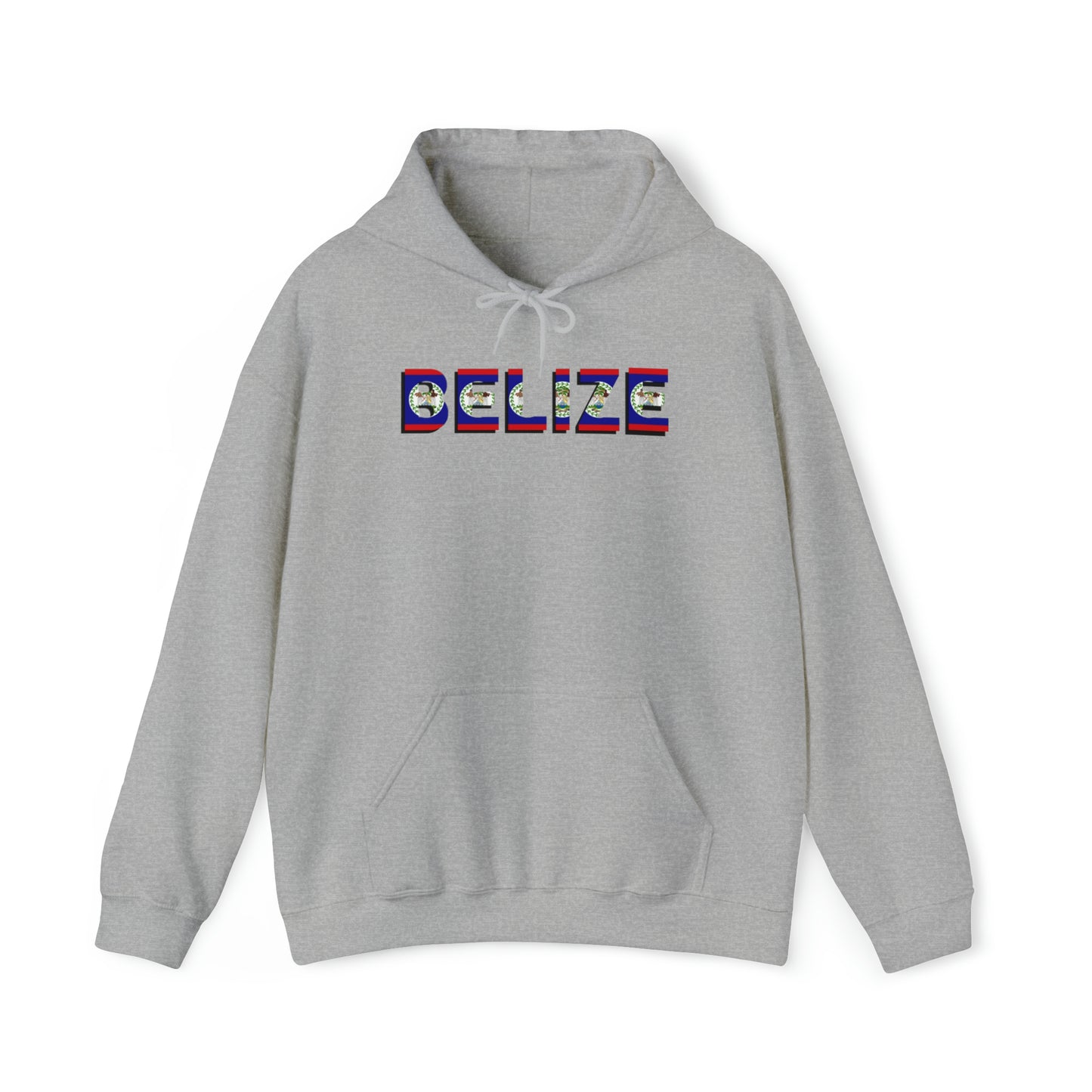 Belize flag Unisex Heavy Blend™ Hooded Sweatshirt