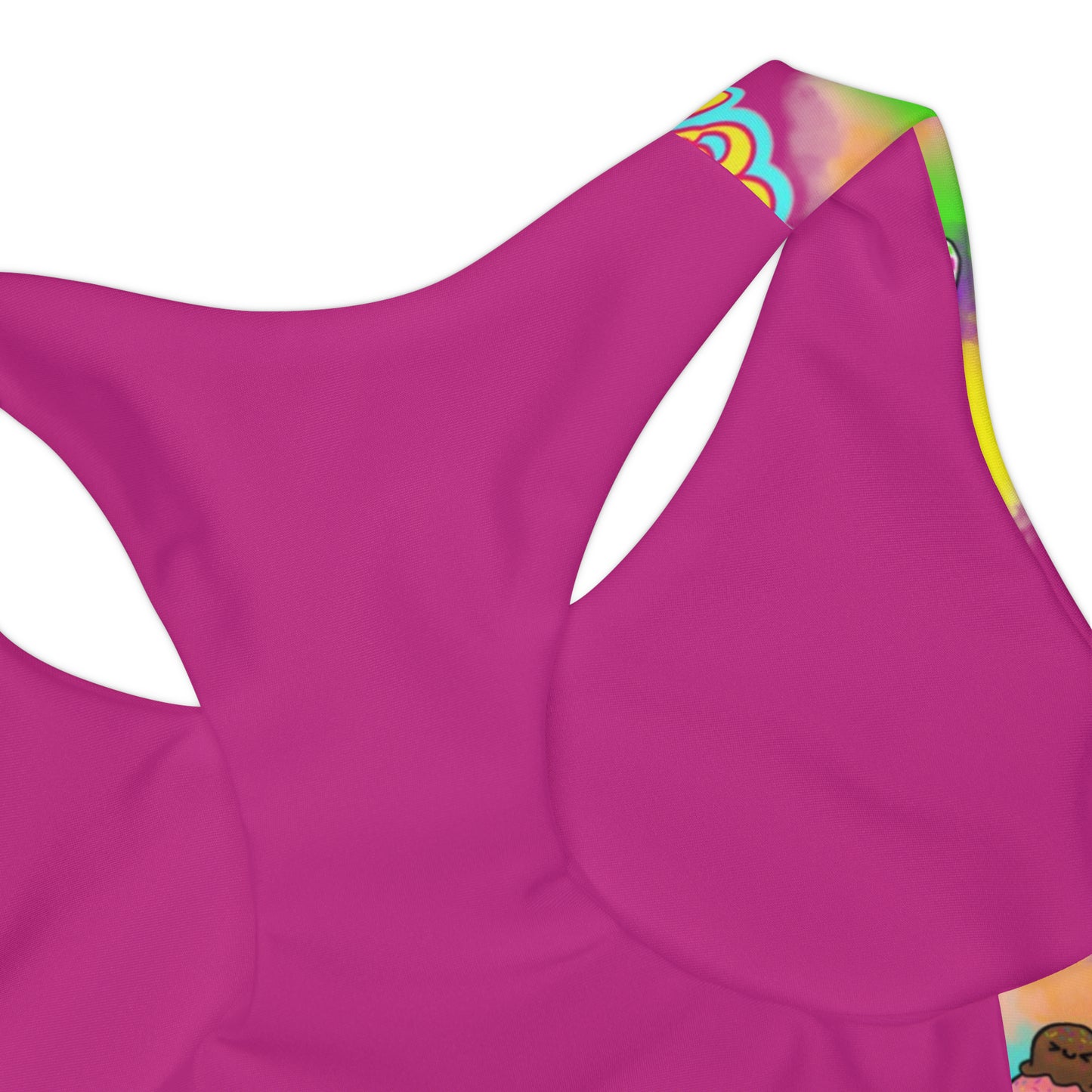 Girls Summer Vibes Two Piece Swimsuit (AOP) Pink