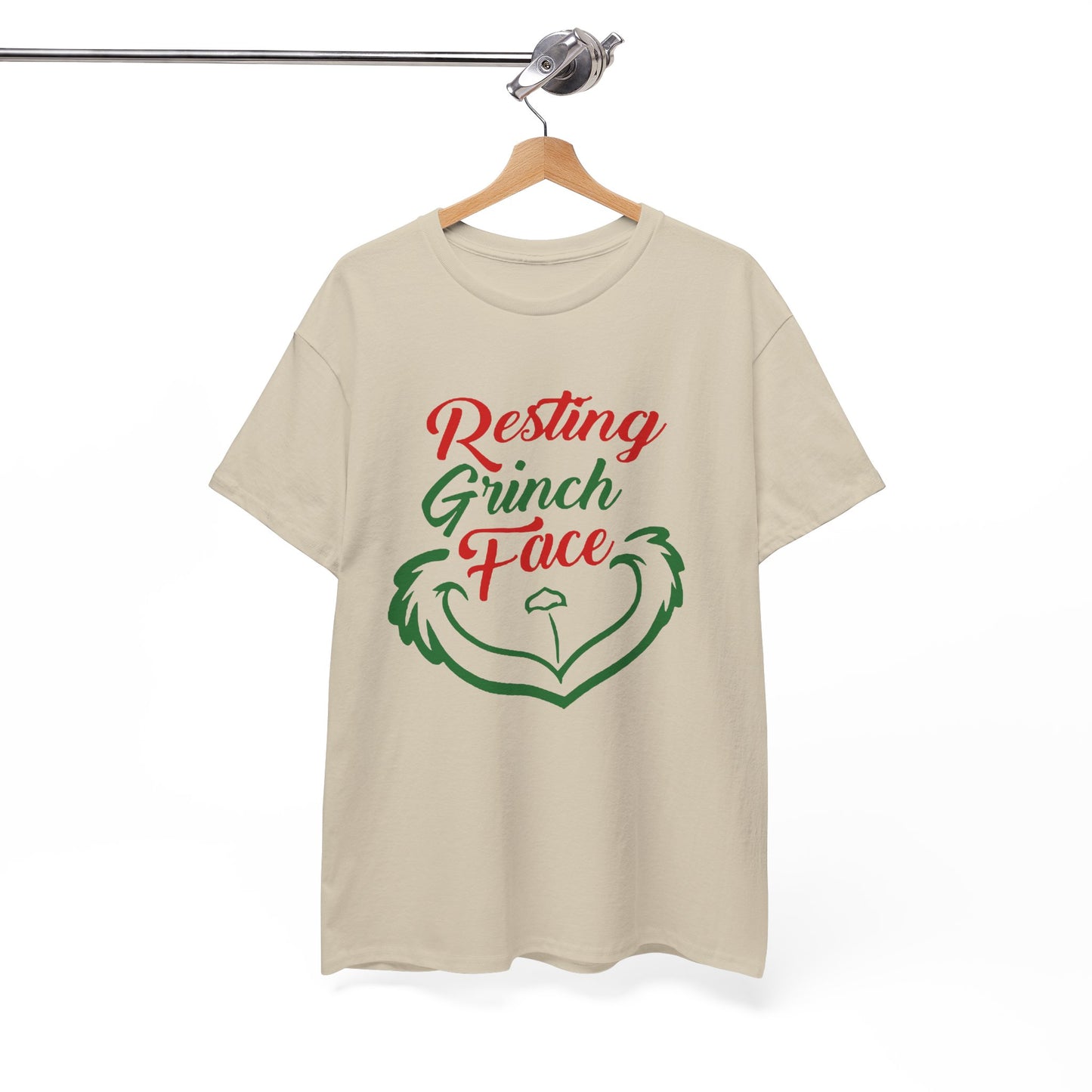 Resting Grinch Face Cotton Tee