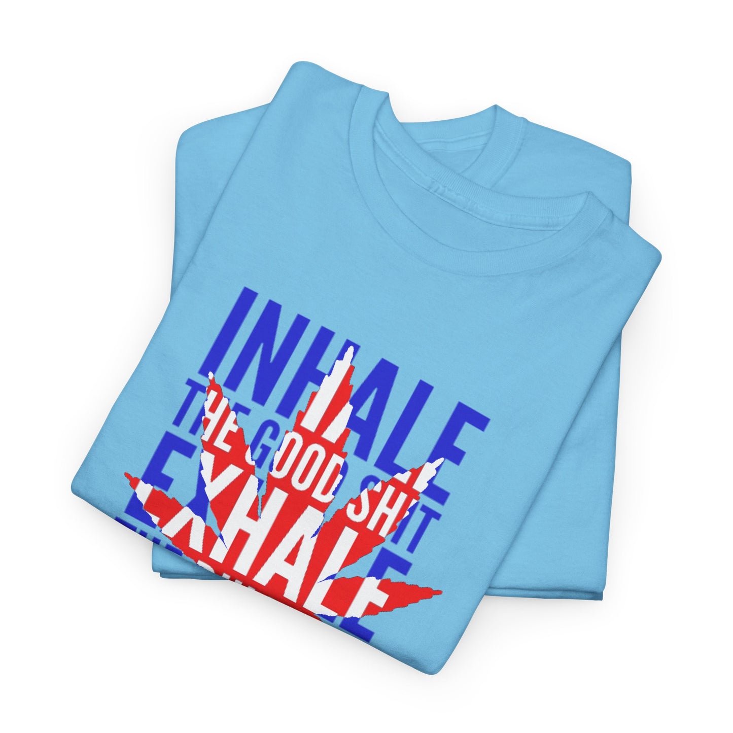 Inhale/ exhale Unisex Heavy Cotton Tee