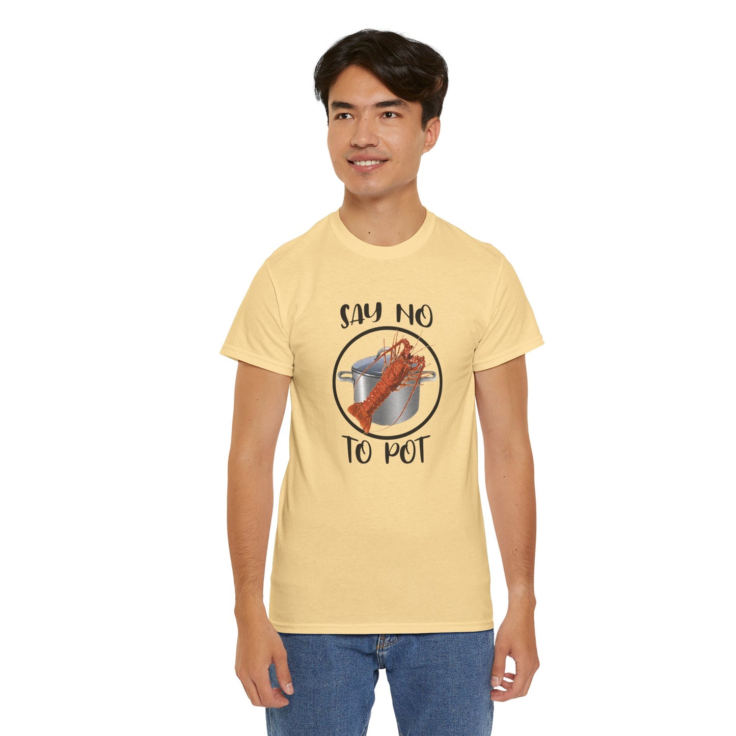 Say No to Pot Unisex Heavy Cotton Tee