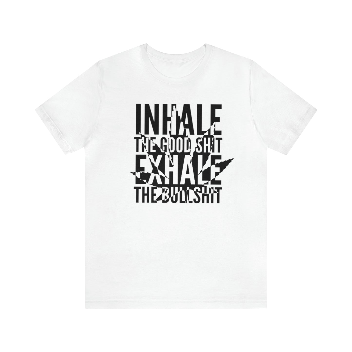 Inhale/exhale Unisex Jersey Short Sleeve Tee