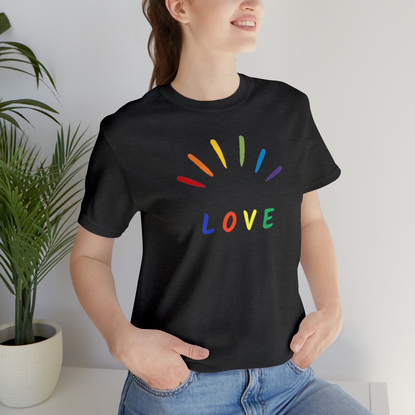 Love Unisex Jersey Short Sleeve Tee
