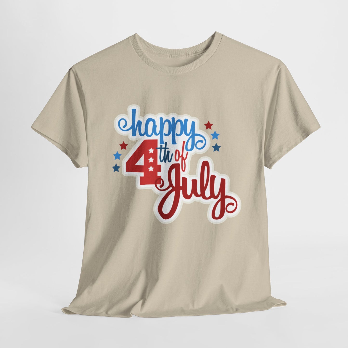 Happy 4th Unisex Heavy Cotton Tee