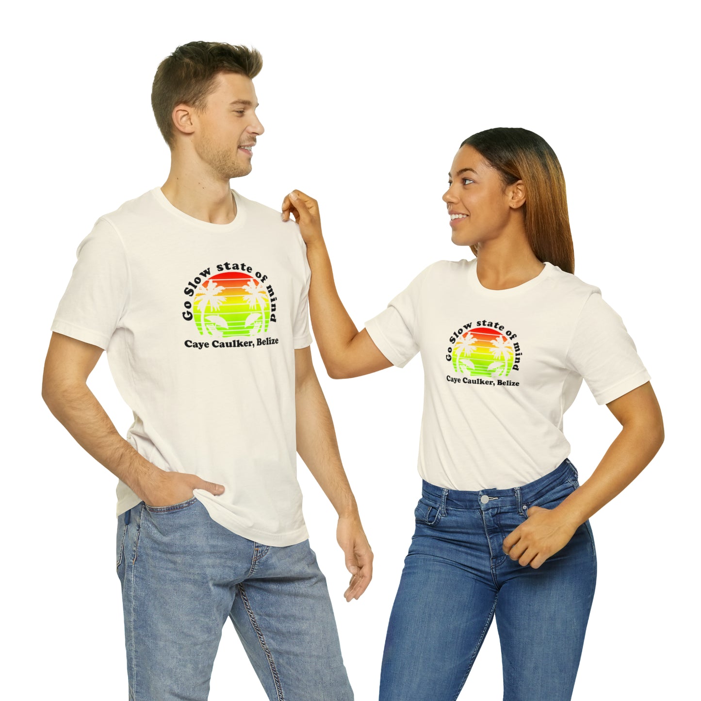 Unisex Go Slow State of mind Short Sleeve Tee