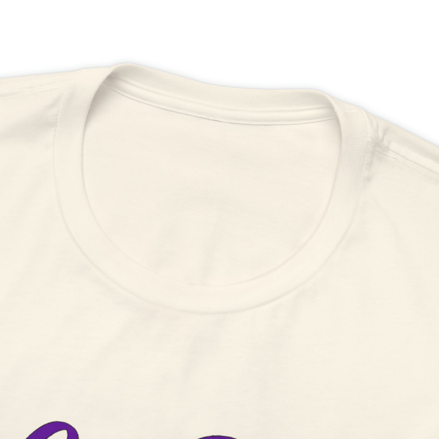 Unisex  Go Slow Purple Short Sleeve Tee