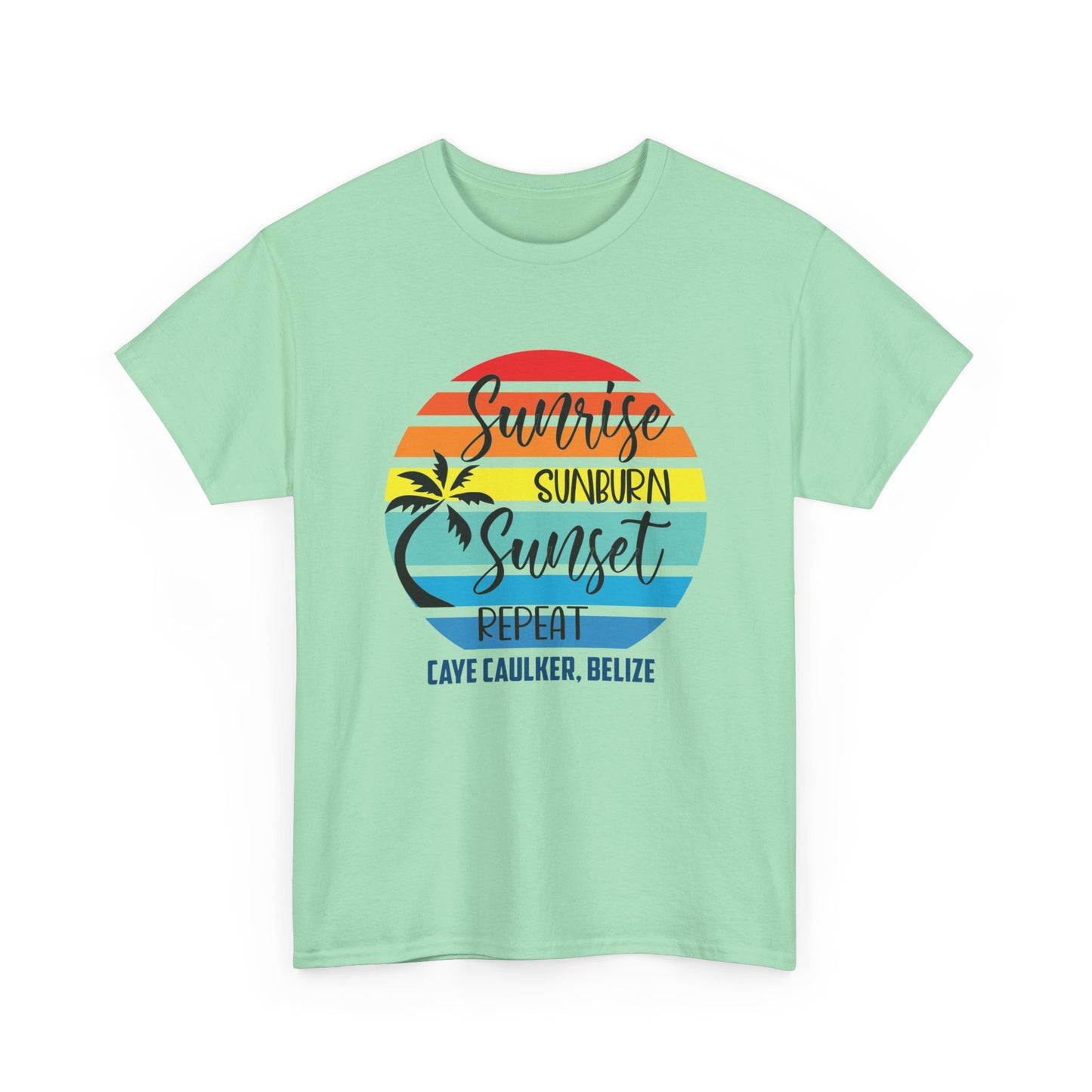 Sunrise Sunset Tropical Tee CC Belize
