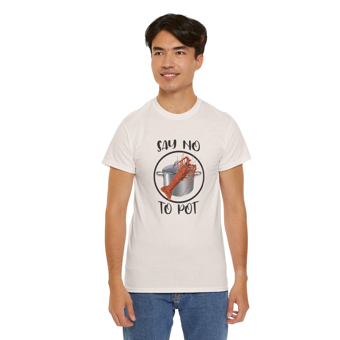 Say No to Pot Unisex Heavy Cotton Tee