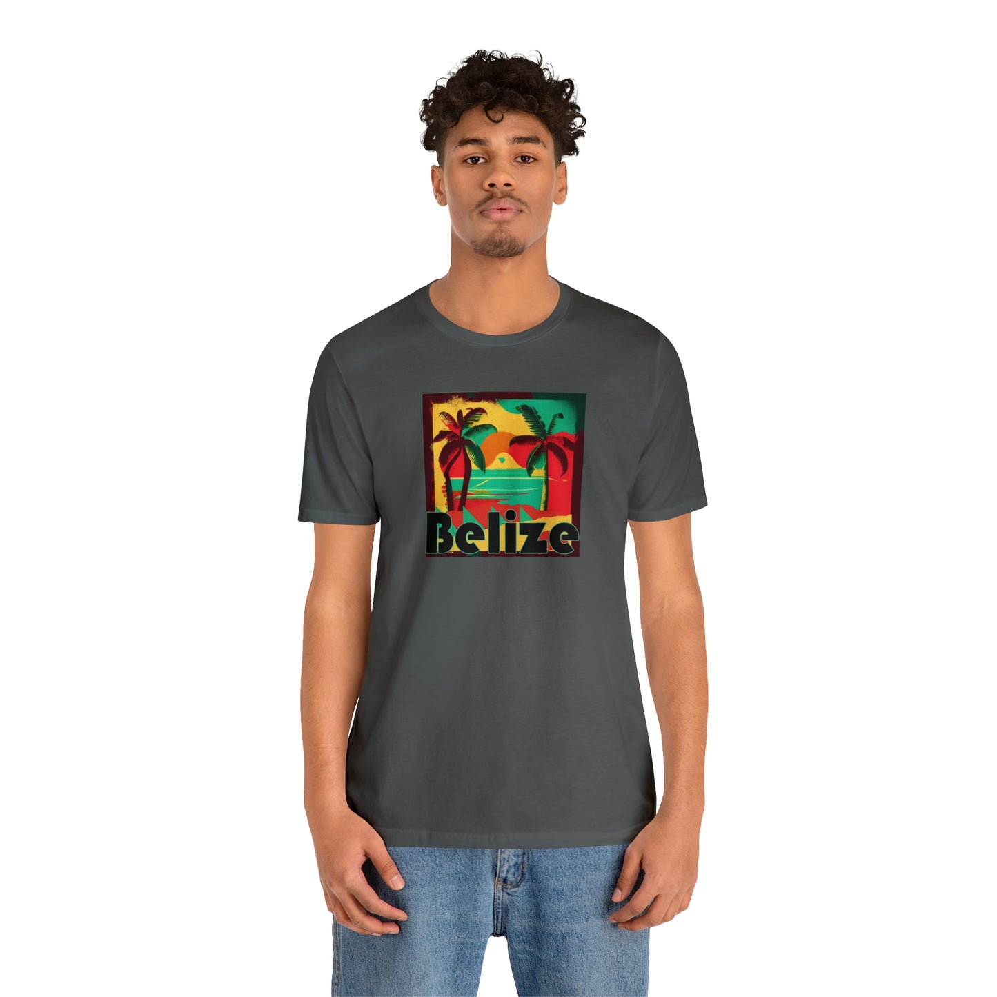 Retro Belize Unisex Jersey Short Sleeve Tee