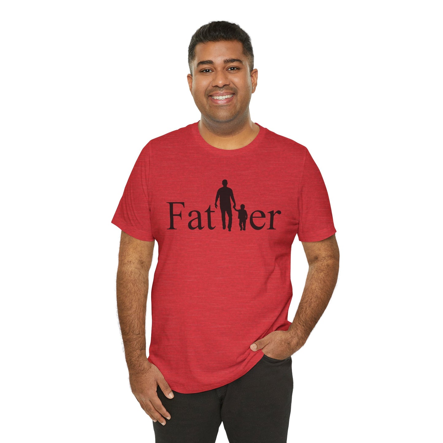 Father's Sillhouette Unisex Jersey Short Sleeve Tee