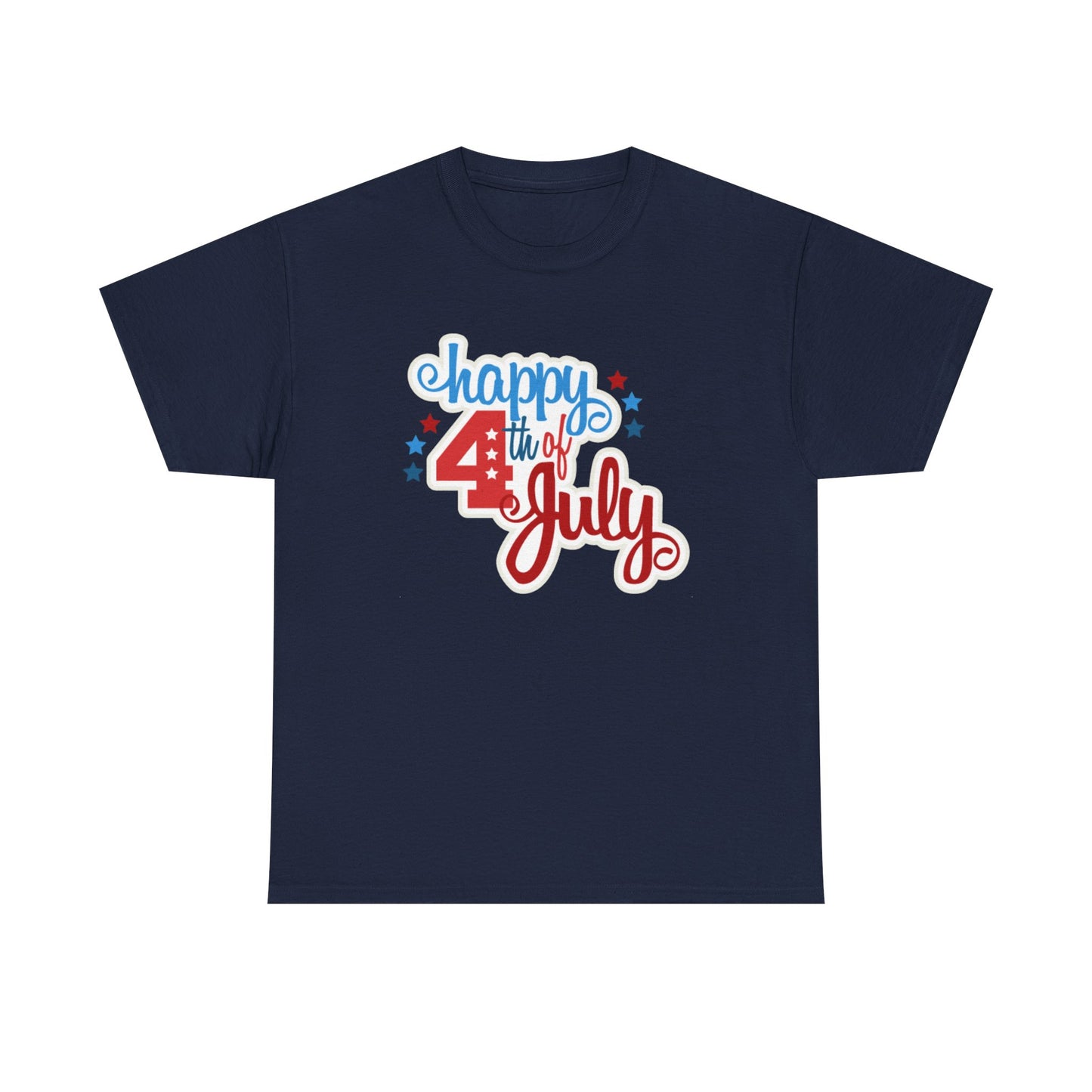 Happy 4th Unisex Heavy Cotton Tee