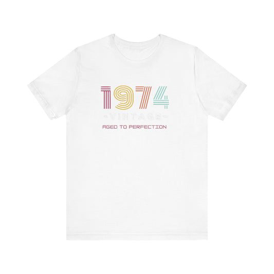1974 Unisex Jersey Short Sleeve Tee
