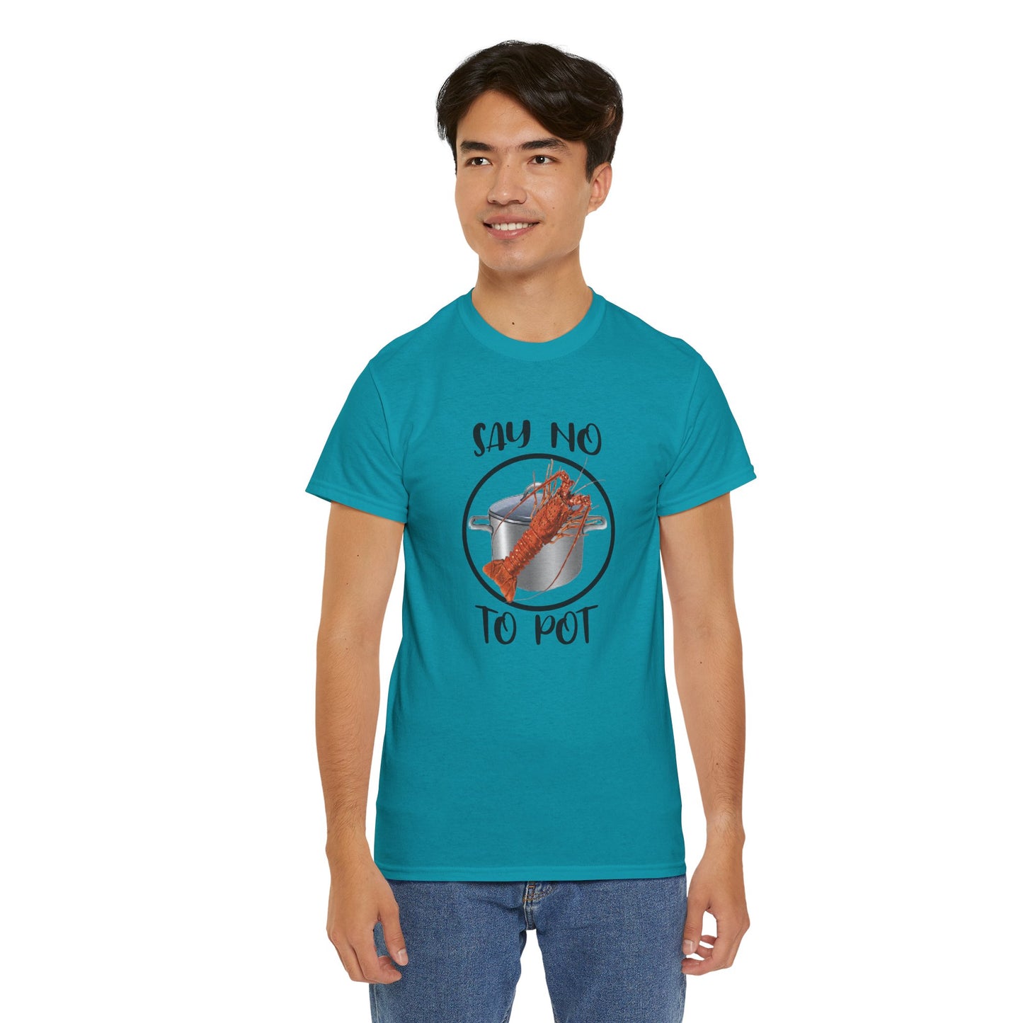 Say No to Pot Unisex Heavy Cotton Tee