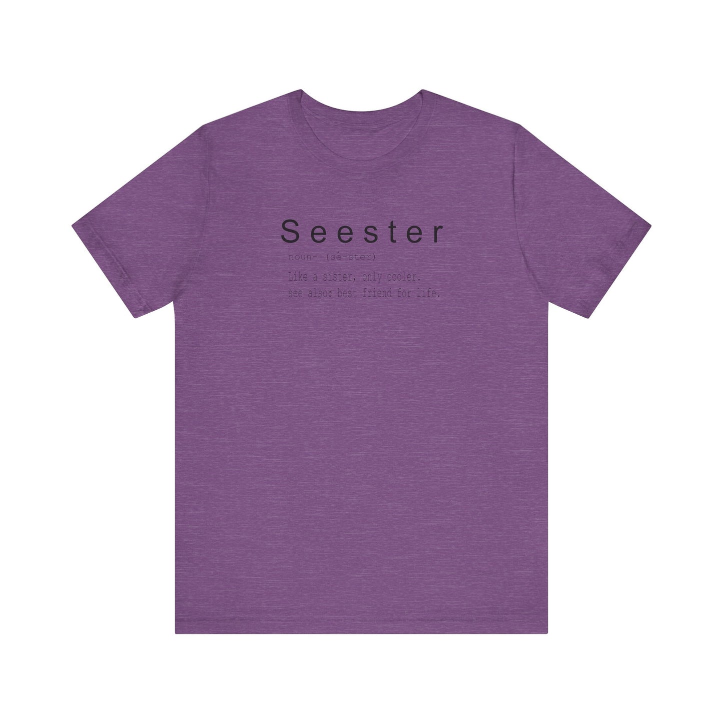 Seester Unisex Jersey Short Sleeve Tee