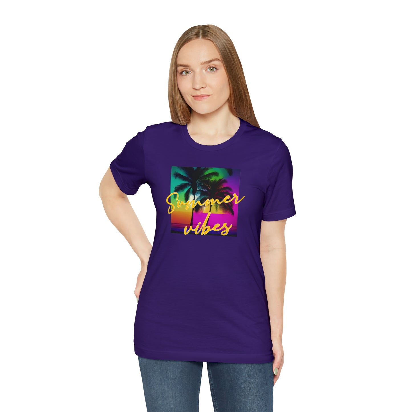 Summer Color Unisex Jersey Short Sleeve Tee