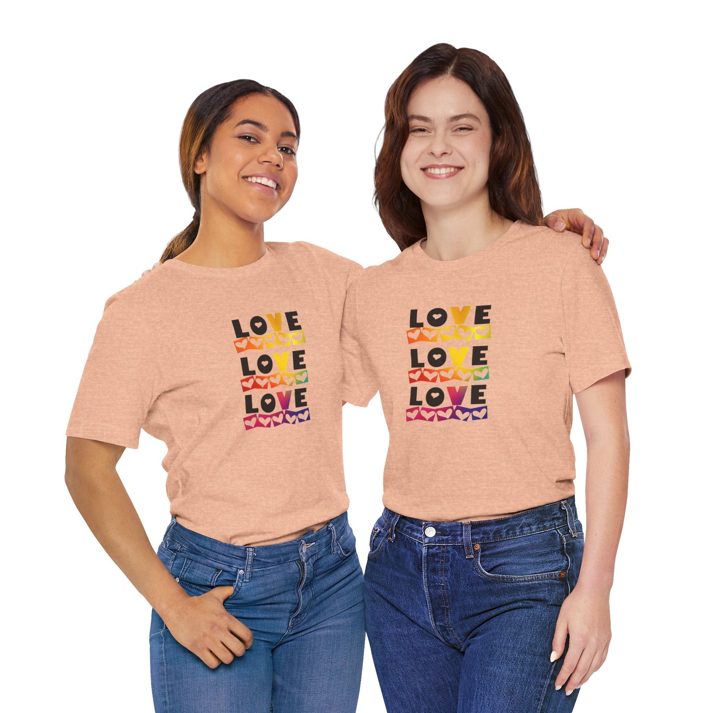 Love love love Unisex Jersey Short Sleeve Tee