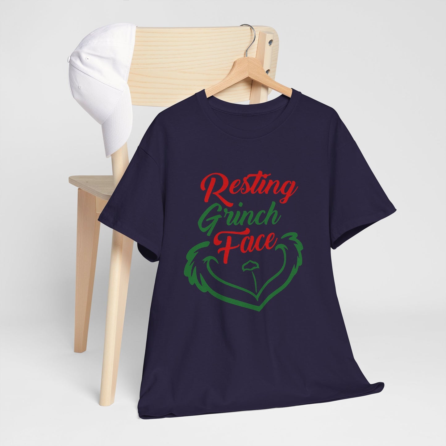 Resting Grinch Face Cotton Tee