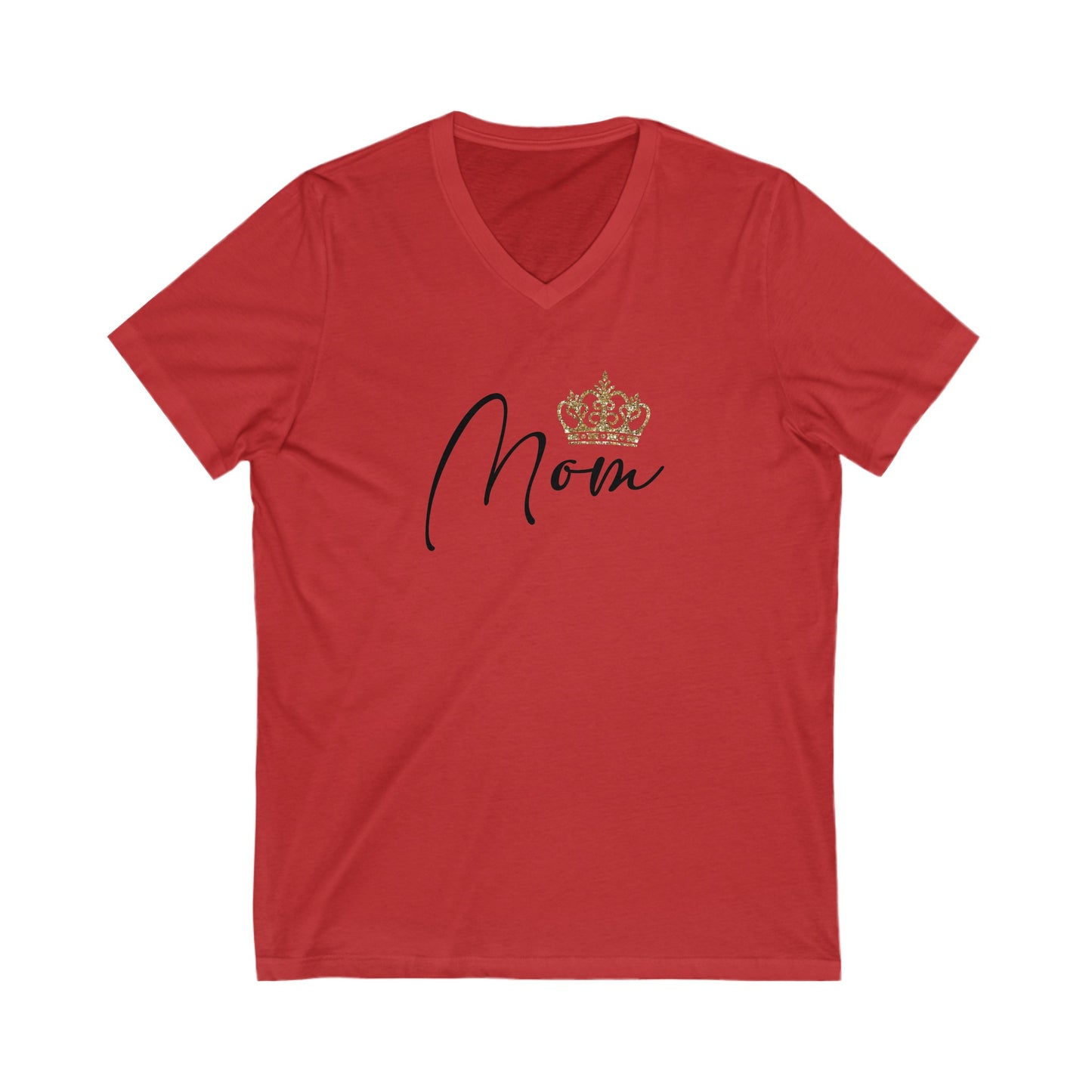 Mom Short Sleeve V-Neck Tee