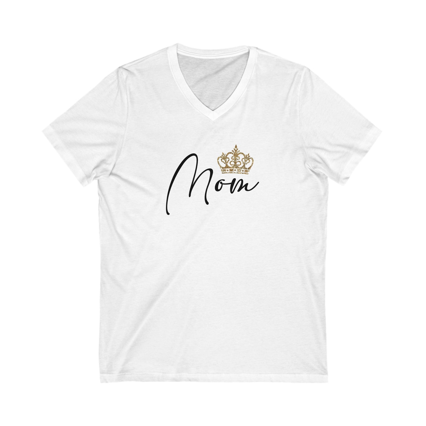 Mom Short Sleeve V-Neck Tee