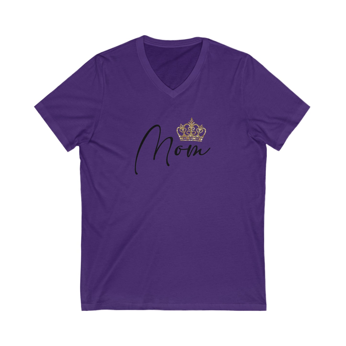 Mom Short Sleeve V-Neck Tee