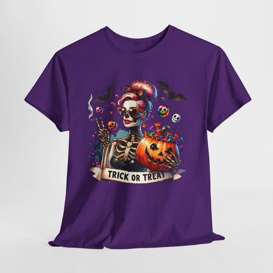 Pumpkin Girl Unisex Heavy Cotton Tee